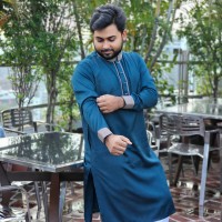 পেট্রোল ব্লু কালার পাঞ্জাবী